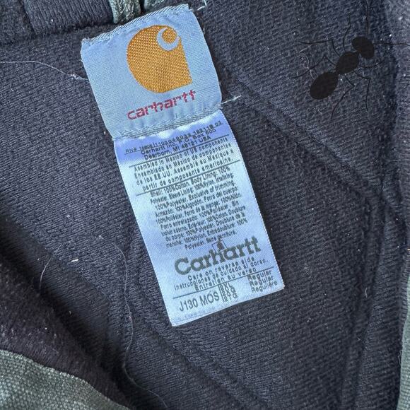 Vintage Y2K Carhartt J131 MOS green work wear jacket - Picture 5 of 8